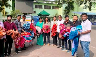 *କର୍କଟ ରୋଗୀଙ୍କୁ କମ୍ବଳ ବଣ୍ଟନ*