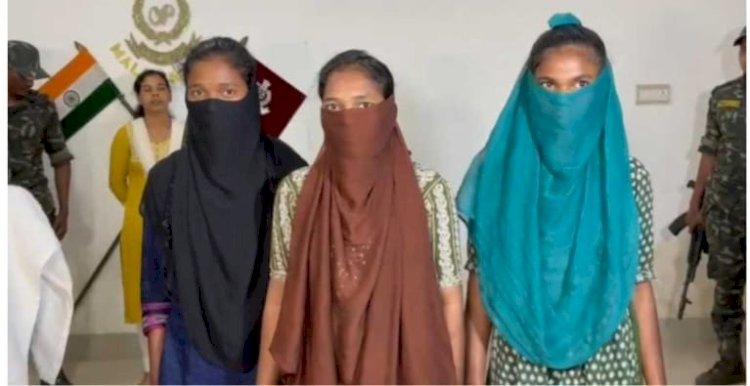 ୩ ହାର୍ଡକୋର ମହିଳା ମାଓବାଦୀ ଗିରଫ