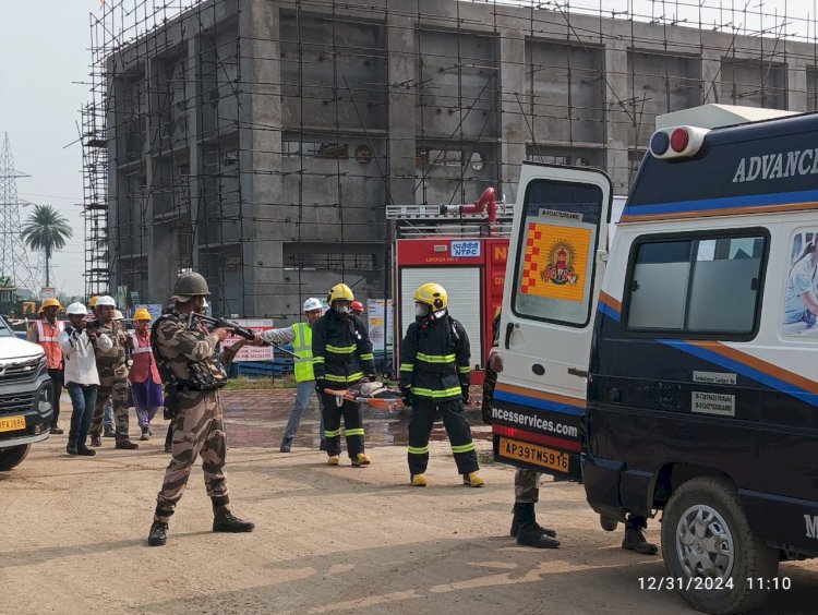 ଏନଟିପିସି ତାଳଚେର ଥର୍ମାଲ ସୁରକ୍ଷା ପ୍ରସ୍ତୁତିକୁ ସମ୍ପୂର୍ଣ୍ଣ ମକ ଡ୍ରିଲ୍ ସହିତ ମଜବୁତ କଲା