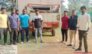 ଶାଗୁଆନ ପଟା ବୋଝୋଇ ପିକଅପ ଜବତ ଜଣେ ଗିରଫ